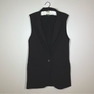 FOREVER21 Vest Black Size S
